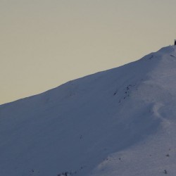 Alpenglühen - Blick von der Haitzingalm Richtung Stubnerkogel