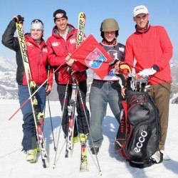 Ski Golf Competition Gastein 2007 mit Stephan Goergl, Mario Matt, Florian Fischer und Marcel Engelhardt