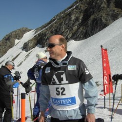 Der Praesident des Golfclub Gastein