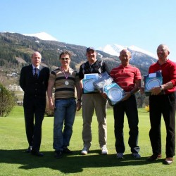 Ski-Golf Competition: Netto Herren D: 1. Alfons Schwarzhuber, 2. Anton Hinterstoisser, 3. Christopher Muthig