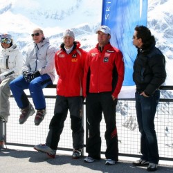 Sven Künle, waghalsiger Freestyler, Alex Mann, Bernhard Gruber, Georg Streitberger und Alfonso Losa!