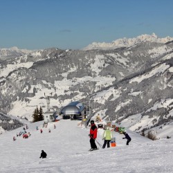 Blickrichtung Grossarltal über die Harbachbahn