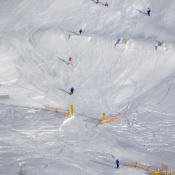 Einfahrt Snowpark Gastein