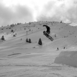 Snowpark - black and white