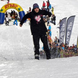 SnowXcross Dorfgastein: waterslide contest
