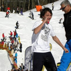 SnowXcross Dorfgastein: waterslide contest