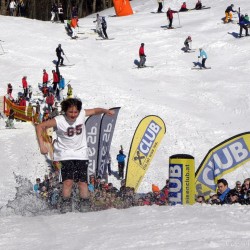 SnowXcross Dorfgastein: waterslide contest
