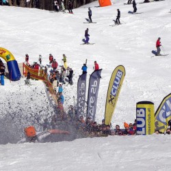 SnowXcross Dorfgastein: waterslide contest