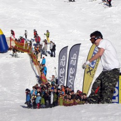 SnowXcross Dorfgastein: waterslide contest