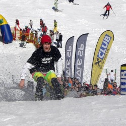 SnowXcross Dorfgastein: waterslide contest
