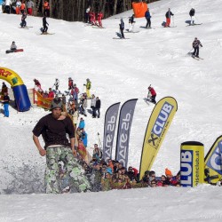 SnowXcross Dorfgastein: waterslide contest