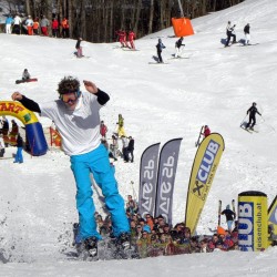 SnowXcross Dorfgastein: waterslide contest
