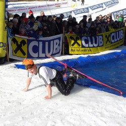 SnowXcross Dorfgastein: waterslide contest