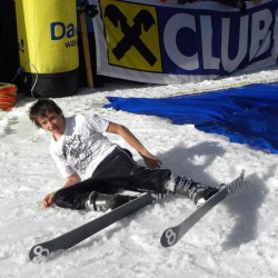 SnowXcross Dorfgastein: waterslide contest