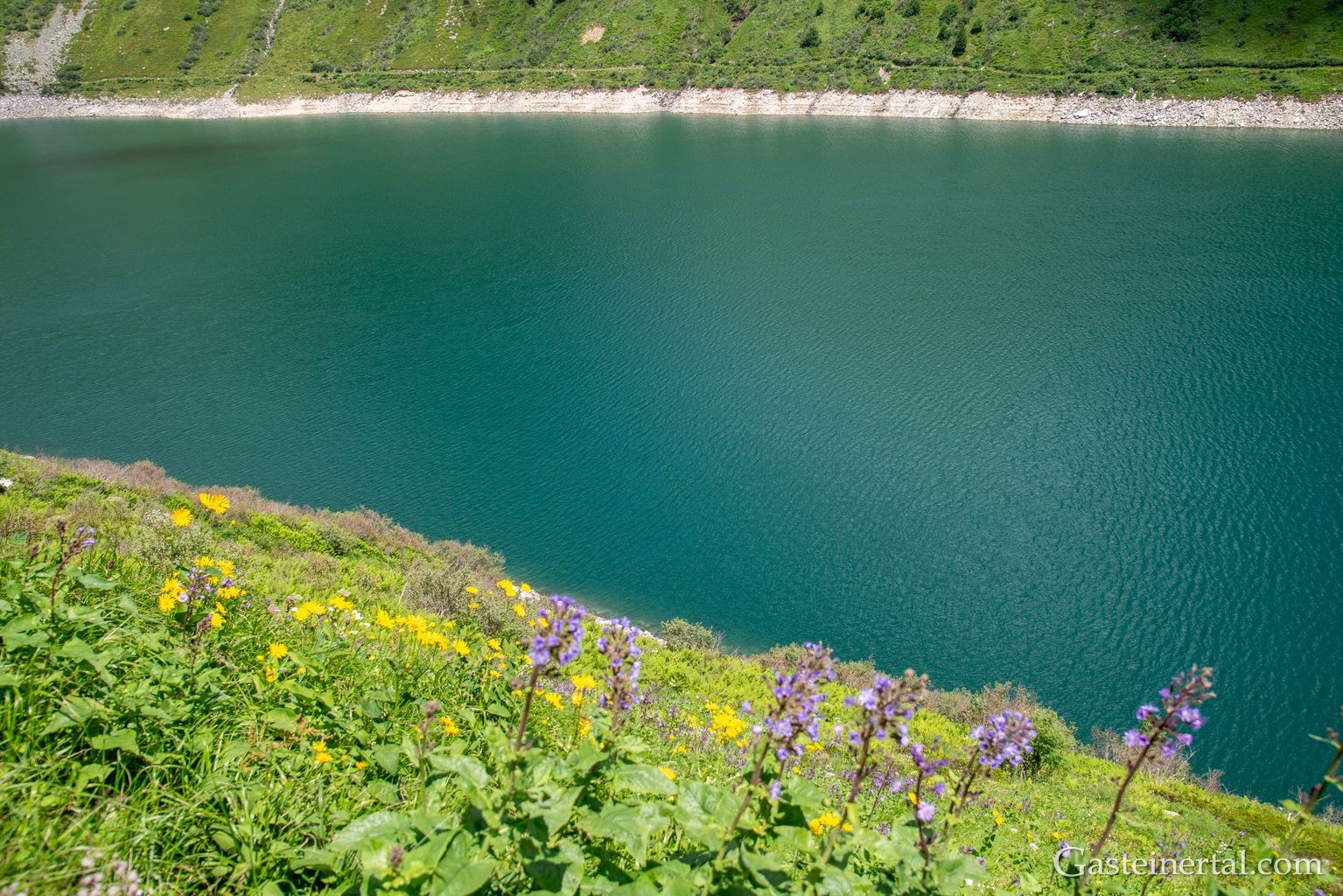 <Der Blick auf einen Teil des unteren Bockhartsee