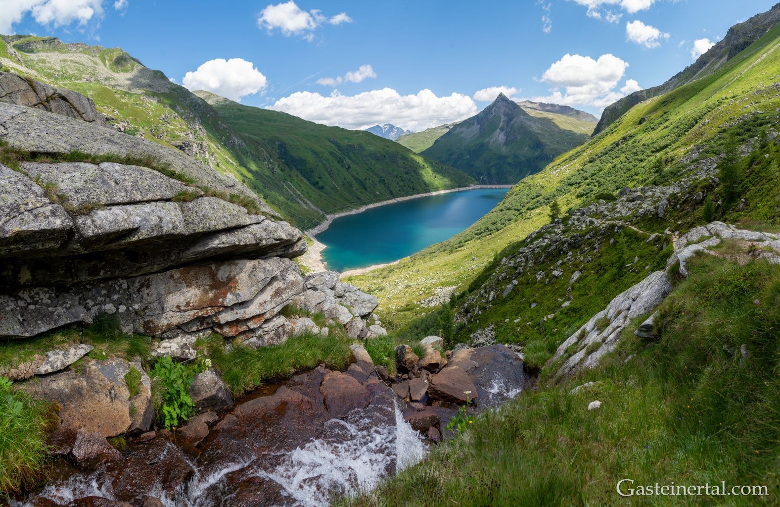 <Blick zum unteren Bockhartsee