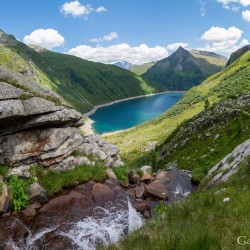 Blick zum unteren Bockhartsee