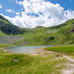 Der obere Bockhartsee auf 2076m