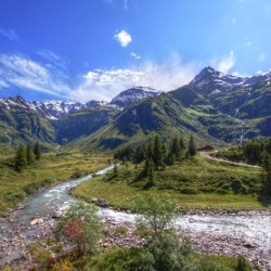 Blick zur Nassfeldalm