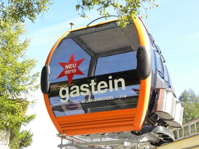 <Gondel der neuen Stubnerkogelbahn in Bad Gastein