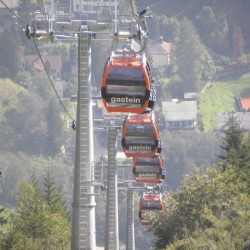 Erste Fahrt der neuen Gondeln