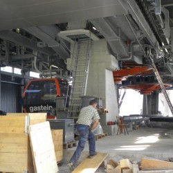 Mittelstation Stubnerkogelbahn in Bau