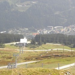 Blick von der Bergstation Richtung Bad Gastein