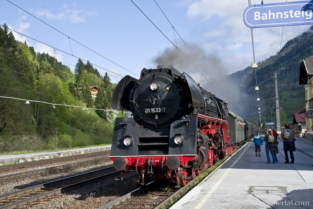 <Dampflok Baureihe 01 in Dorfgastein