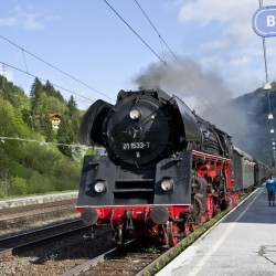 Dampflok Baureihe 01 in Dorfgastein