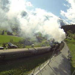 Dampflok Baureihe 01 im Gasteinertal