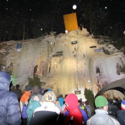 Blick auf die Eiswand