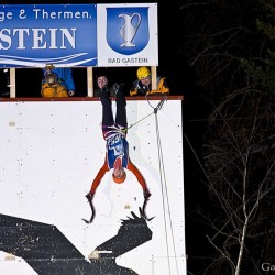 Kopfüber am Ziel