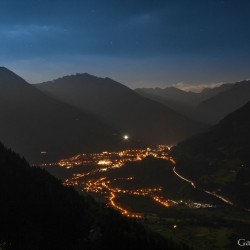 Blick vom Plaitzengut nach Bad Gastein