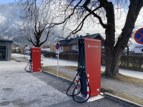Schnellladestation Hypercharger Spar Markt Dorfgastein