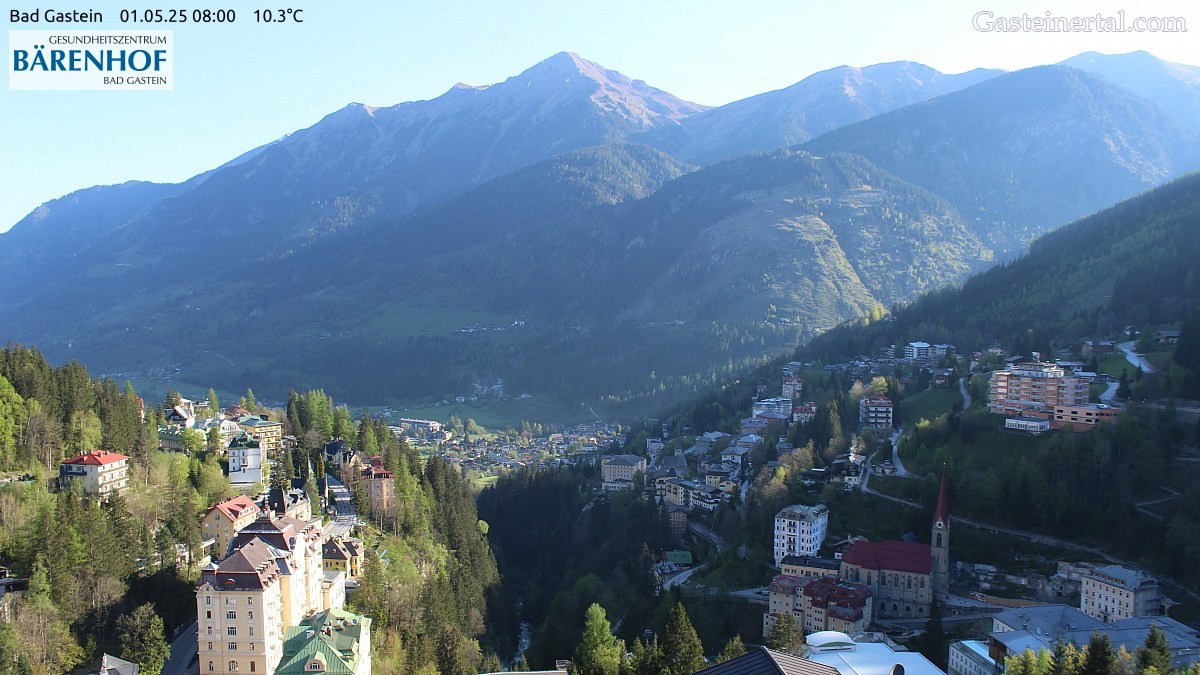 Live Bad Gastein village webcam